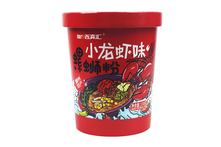 BAIZHENHUI'S CRAYFISH FLAVOUR CONCH NOODLE 170G